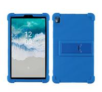Case for Nokia T10 8 inch 2022 Tablet Case, Kids Friendly Soft Silicone Adjustable Stand Cover for Nokia T10 8 inch 2022 (Dark Blue)