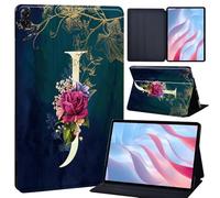 Case For Nokia T20 Android 11 Tablet Case 10.36" Screen TA-1392/TA-1397/TA-1394, Slim Smart Cover Stand Folio Case for 10.4" Nokia T20 PU Leather Case Tri-Fold Tablet Cover (initial letter J)