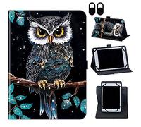 Case for Nokia T20/T21/Vastking KingPad M10 10.36 inch,360 Degree Rotating Case Protective Cover, for 10.36" VASTKING KingPad M10 Tablet,Starry Owl