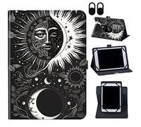 Case for Nokia T20/T21/Vastking KingPad M10 10.36 inch,360 Degree Rotating Case Protective Cover, for 10.36" VASTKING KingPad M10 Tablet,Soon Moon Stars Blacks