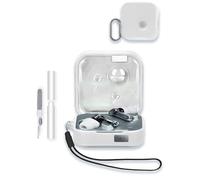 Case for Nothing Ear 3 Earbuds 2025, WUNIAK Soft Silicone Protective Portable Scratch Shock Resistant Shell with Cleaner Kit & Carabiner & Lanyard for Nothing Ear3,White