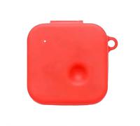 Case for Nothing Ear3 True Wireless Earbuds, Soft Silicone Cover with Keychain Lanyard Cleaning Kit Protective Set (red)