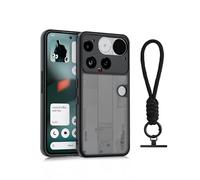 Case for Nothing Phone 3,daunke Slim & Lightweight Soft TPU,with Folding Stand,Lightweight Shockproof,Anti-Scratch,All-Around Protection,Black