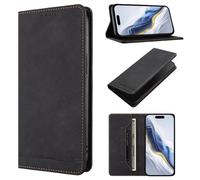 Case for Nothing Phone 4A with Card Holder Kickstand Hidden Magnetic, Premium PU Leather Cover TPU Bumper Flip Wallet Cover for Nothing Phone 4A,black