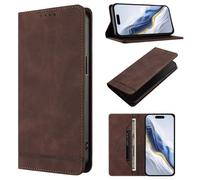 Case for Nothing Phone 4A with Card Holder Kickstand Hidden Magnetic, Premium PU Leather Cover TPU Bumper Flip Wallet Cover for Nothing Phone 4A,brown