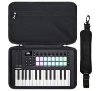 Case for Novation Launchkey Mini 25 MK4 / MK3 / FLkey MIDI Keyboard Controller, Travel Carrying Case Suitable for Novation Launchkey 25 Keys Mini (Full Black)