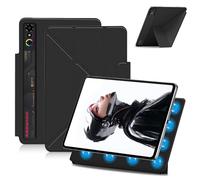 Case for Nubia REDMAGIC Astra Gaming/Pad 3 Pro Tablet 9.06 Inch - Magnetic Detachable Protective Cover with Dual-Side Clasp, Y-Fold Stand, Pencil Holder, Heat Dissipation Design(Black)