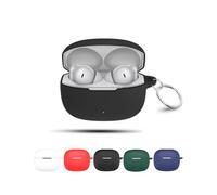 Case for OnePlus Nord Buds 4 Pro Wireless Earbuds,daunke Soft Silicone Protective Cover,Case with Round buckle,Full Protection,Black