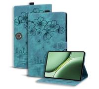 Case for OnePlus Pad 2 / OnePlus Pad Pro 12.1 inch 2024 for Women Shockproof Flowers Cute Cat 3D Floral Magnetic Closure Stand Cover for OnePlus Pad 2 / OnePlus Pad Pro, Auto Wake/Sleep - Green