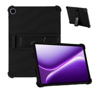 Case for OnePlus Pad Go 2 12.1-Inch Tablet - Shockproof Silicone Protective Cover with Kickstand, Drop-Resistant Business Style (Black)