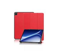 Case for OnePlus Pad Go 2/OPPO PAD Air5 Android 16 Tablets 12.1 inch, yystao Slim Stand Tri-Fold Hard Protective Case Cover, Shockproof & Dustproof, Red