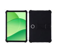 Case for OnePlus Pad Lite Tablet 11 inch Release 2025 Model OPD2419/2417 - Kids Friendly Shockproof Silicone Soft Shock Proof Protective Cover with PC Adjustable Stand (Black)