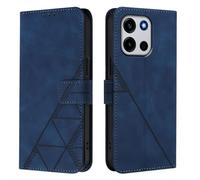 Case for OnePlus Turbo 6, Flip Wallet Phone Case Shockproof PU Leather Book Folio Protective Cover with Magnetic Clasp Kickstand Card Slots Holder for OnePlus Turbo 6, Blue