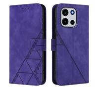 Case for OnePlus Turbo 6, Flip Wallet Phone Case Shockproof PU Leather Book Folio Protective Cover with Magnetic Clasp Kickstand Card Slots Holder for OnePlus Turbo 6, Purple