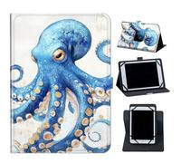 Case for Onn 10.4 inch /10.4'' Tablet Pro 2023 (Model:100110603),Mxfdegf 360 Degree Rotating Stand and Magnetic Closure Case for Onn Tablet Pro 10.4 inch/ 10.4''(Model 2023),Blue and Octopus