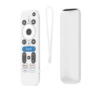 Case for onn Google TV Remote Control,NOUKAJU Remote Control Protective Cover with Lanyard,Drop-Proof,Protective Case for onn Google TV New 2025(White)