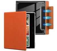 Case for Onyx Boox Go Color 7 (Gen I/II, 2024/2025) / Boox Go 7 B/W (2025), boox go 7 Case with Detachable Magnetic Closure Auto Sleep/Wake, Slim Shockproof Clear TPU Back Cover (Orange)