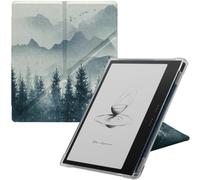 Case for Onyx Boox Tablet Go Color 7 Gen II/Boox Go 7 E Ink Tablet PU Leather Transparent Cover, Thin & Lightweight, Auto Sleep/Wake, Multi-Viewing Origami Stand (Forest Mountains)