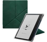 Case for Onyx Boox Tablet Go Color 7 Gen II/Boox Go 7 E Ink Tablet PU Leather Transparent Cover, Thin & Lightweight, Auto Sleep/Wake, Multi-Viewing Origami Stand (Soft-Touch Matte Green)