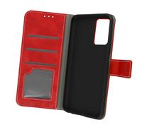 Case for Oppo A76 / 9i, Wallet Cover Video Stand Red