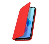 Case for Oppo A76 and Realme 9i Wallet Function Video Support - red