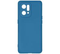 Case for Oppo Find X5 Silicone Semi-Rigid Soft-touch Finish blue