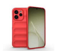 Case for OPPO Reno 15 5G with Microfiber Lining Silicone Liquid Cover, Ultra Thin Silky-Soft Touch Flexible Bumper Shockproof Cover for OPPO Reno 15 Pro 5G Case (Red, Reno 15 Pro)