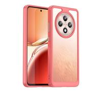 Case for OPPO Reno12 F 5G Case cover,Thin and Lightweight Scratch-Resistant Anti-Fingerprint and Drop Protection-Red