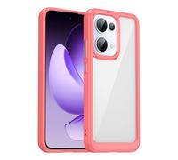 Case for OPPO Reno13 Case cover,Thin and Lightweight Scratch-Resistant Anti-Fingerprint and Drop Protection-Red