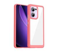 Case for OPPO Reno13 F Case cover,Thin and Lightweight Scratch-Resistant Anti-Fingerprint and Drop Protection-Red