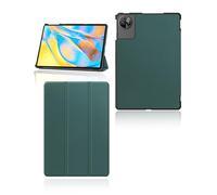 Case for Oscal Pad90 Pro/Pad90 Android 15 Tablets 11 Inch, yystao Slim Stand Tri-Fold Hard Protective Case Cover Compatible with Oscal Pad 90 Pro, Shockproof & Dustproof, Dark Green