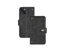 Case for OUKITEL G2 Android 14 Compact Rugged Phone 5.93'' HD+ Display 2024, Folio Flip PU Leather Kickstand Willow Buckle Clasp and RFID Blocking Design Cover.(Black)