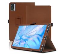 Case for OUKITEL OT5S 12 inch, OUKITEL OT5S Tablet Case, Folding Stand Protective Cover with Pencil Holder and Wrist Strap, Full Protection. (Brown)