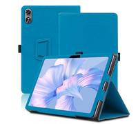 Case for Oukitel OT6, 10.1 inch, Oukitel OT6 Tablet Case, Folding Stand Protective Cover with Pencil Holder and Wrist Strap, Full Protection. (Light Blue)