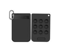 Case for Plaud Note Pro AI Voice Recorder 2026 New, WUNIAK Soft Silicone Protective Portable Cover Scratch & Shock Resistant with Carabiner, Charging-Friendly Design, Black
