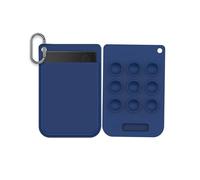 Case for Plaud Note Pro AI Voice Recorder 2026 New, WUNIAK Soft Silicone Protective Portable Cover Scratch & Shock Resistant with Carabiner, Charging-Friendly Design, Blue