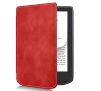 Case For Pocketbook Verse Pro, TPU Protective Case, Flip-cover with Auto Sleep/Wake Function (Red)
