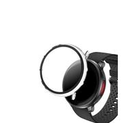 Case for Polar Vantage V3/Polar Vantage M3 Smartwatch, yystao Hard PC Case Cover with 9H Tempered Glass Screen Protector, Full Coverage Integrated, Clear