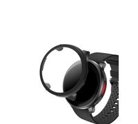 Case for Polar Vantage V3/Polar Vantage M3 Smartwatch, yystao Hard PC Case Cover with 9H Tempered Glass Screen Protector, Full Coverage Integrated, Black