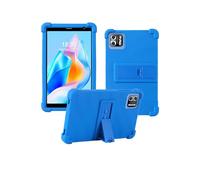 Case for PRITOM B8/PRITOM L8/VASOUN Tab8 Tablet 8 Inch- Soft Silicone Shock Proof Lightweight Stand Rubber Shell Protective Cover,Kids Friendly Soft Silicone Adjustable Stand Cover,Blue