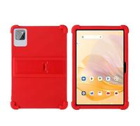 Case for PRITOM Tab 11 /Tab 12 10.1 Inch Tablet with PC Kickstand, Soft Silicone, Washable, Thickened Corner Shockproof Case, Red