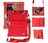 Case for Pritom Tronpad M10 10 Inch Tablet/VUCATIMES N10 10-Inch, Soft Kid Friendly Light Weight Build in Kickstand Protective Case for Pritom Tronpad M10 10 Inch Tablet/VUCATIMES N10 10-Inch, Red
