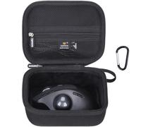 Case for ProtoArc EM01 NL / EM02 Wireless Trackball Mouse, Case Only | Carrying Case, Comes with D-ring, Zippered Mesh Pocket Stores Receiver, Charging Cable