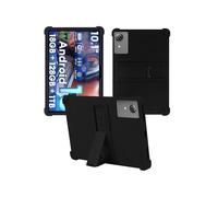 Case for Raemond K70 Android Tablet 10 Inch,WUNIAK Shock Proof Lightweight Stand Rubber Shell Protective Cover,Kids Friendly Soft Silicone Adjustable Stand Cover,Black