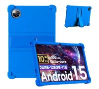 Case for Raemond K80 10.1-Inch Tablet - Shockproof Silicone Protective Cover with Kickstand, Drop-Resistant Business Style (Blue)