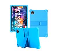 Case for Raemond K80 Tablet 10 Inch Android 15,WUNIAK Shock Proof Lightweight Stand Rubber Shell Protective Cover,Kids Friendly Soft Silicone Adjustable Stand Cover,LIGHTBLUE