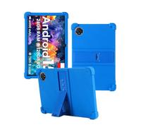 Case for Raemond K80 Tablet 10 Inch Android 15,WUNIAK Shock Proof Lightweight Stand Rubber Shell Protective Cover,Kids Friendly Soft Silicone Adjustable Stand Cover,Blue