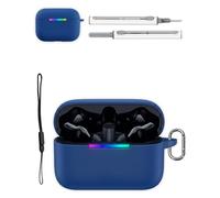Case for Razer Hammerhead V3 HyperSpeed - Silicone Protective Cover, Full-Body Protection with Scratch Protection, Anti-Shockproof, Includes Cleaning Kit & Lanyard (Blue)