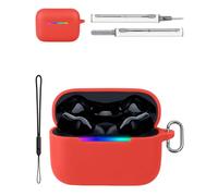 Case for Razer Hammerhead V3 X HyperSpeed Silicone Protective Cover, Full-Body Protection with Anti-Shockproof,Scratch Protection, Includes Lanyard & Cleaning Kit (Red)