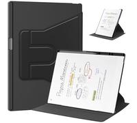 Case for Remarkable Paper Pro, 360° Rotation Full Coverage Ultra Slim PU Leather Cover Case Folding Stand Cover with Built-in Pen Holder and Support Tablet Wake Up/Sleep Function,Black